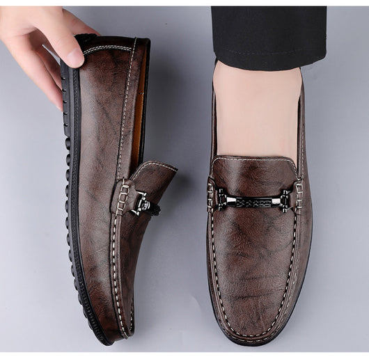 Zapatos de Cuero Genuino Transpirables Talla Grande para Hombre - Image 13