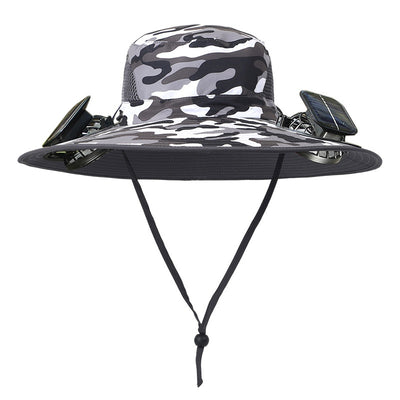 Sombrero Solar con Ventilador USB - Protección y Comodidad para Actividades Outdoor - Image 19