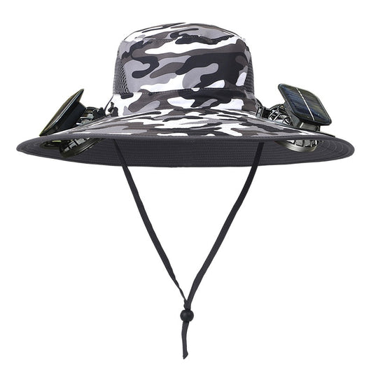 Sombrero Solar con Ventilador USB - Protección y Comodidad para Actividades Outdoor - Image 19