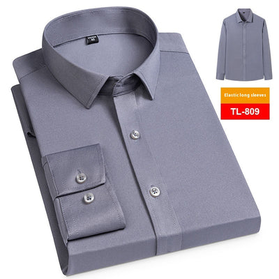Camisa Casual Ejecutiva Manga Larga Stretch Sin Bolsillos - Image 18
