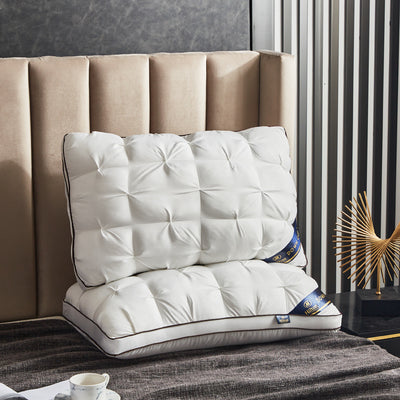 Almohada de Núcleo Velvet Flor Retorcida Plumas - Lujo de Hotel Five-Star - Image 9