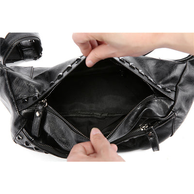 Mochila Urbana de Un Hombro con Diseño Diagonal para Hombre - Image 10