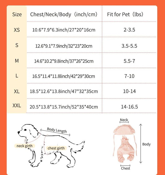Conjunto de Ropa para Perro Mono Naranja con Gorro - Outfit Fashionable para Mascotas Pequeñas - Image 14