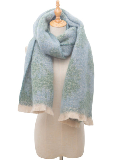 Bufanda Corta Estampado Jacquard para Hombre y Mujer - Otoño e Invierno - Image 16