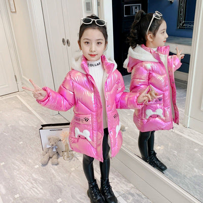 Chaqueta Acolchada Infantil con Relleno de Plumón - Calidez y Comodidad - Image 12