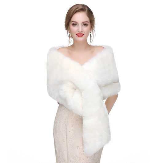 Estola de Piel de Zorro para Novia - Chal Elegante Invierno - Image 15