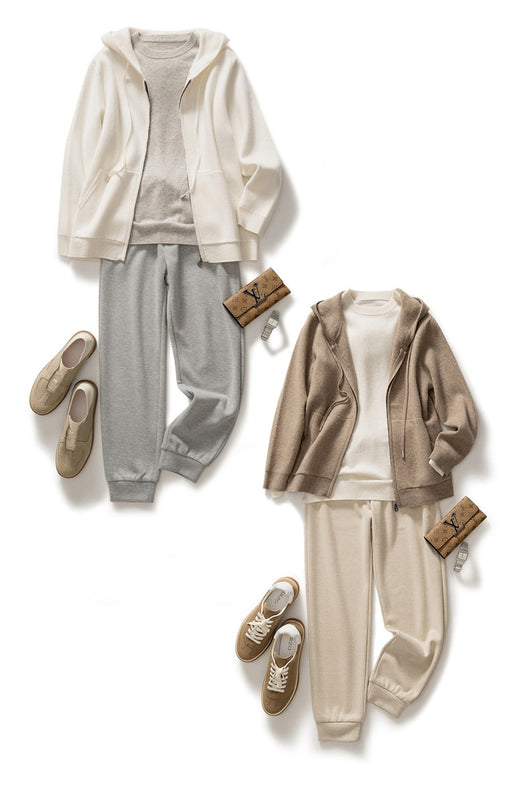 Pantalones de Buzo en Lana con Cintura Elástica y Cordón - Image 18