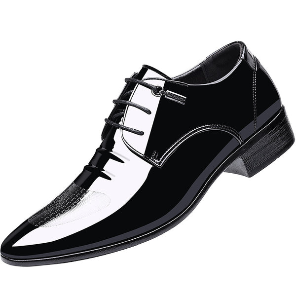 Zapatos de Cuero para Hombre Punta Fina Estilo Ejecutivo