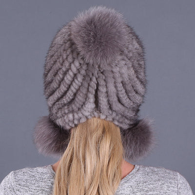 Gorro Cálido de Piel Sintética para Mujer - Image 11