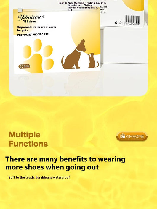 Protectores Desechables Impermeables para Patas de Mascotas - Image 12