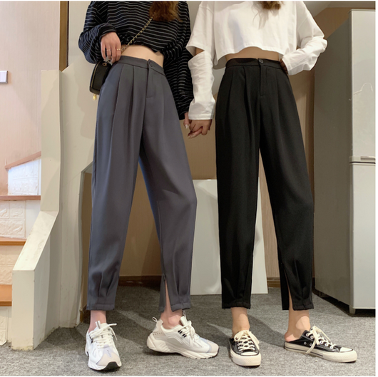 Pantalón de Vestir Talle Grande Cintura Alta Recto y Suelto - Image 4