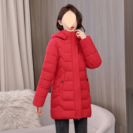 Abrigo Térmico Ajustado Reductor para Mujer - Algodón Premium Invierno - Image 9