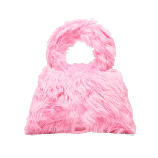 Bolsa Tote Diagonal de Peluche en Colores Pastel - Image 6