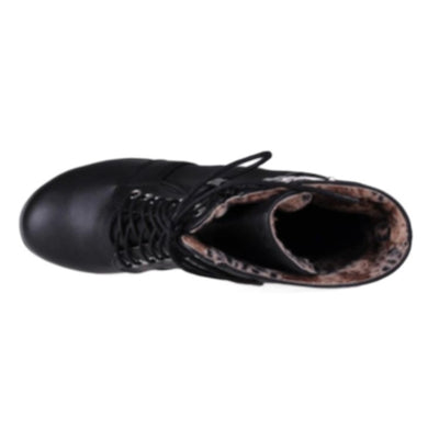 Botas Cortas Punta Redonda para Mujer con Tacón Grueso - Image 11