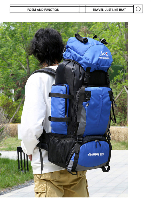 Mochila de Viaje 90L Impermeable para Senderismo y Trabajo - Image 26