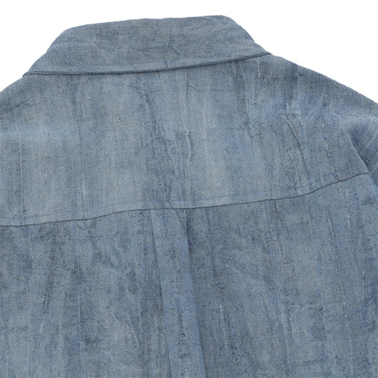 Camisa de Lino y Algodón con Bordado Artesanal para Hombre - Image 4