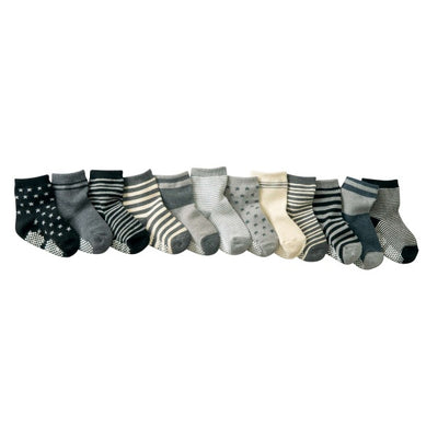 Calcetines Infantiles Estampados Antideslizantes para Niños de 5-7 Años - Image 18