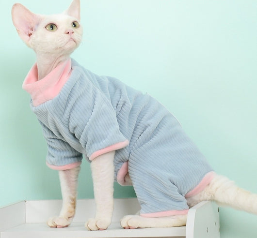 Ropa Térmica Reversible para Gatos sin Pelo - Abrigo Doble Cara Invierno - Image 9