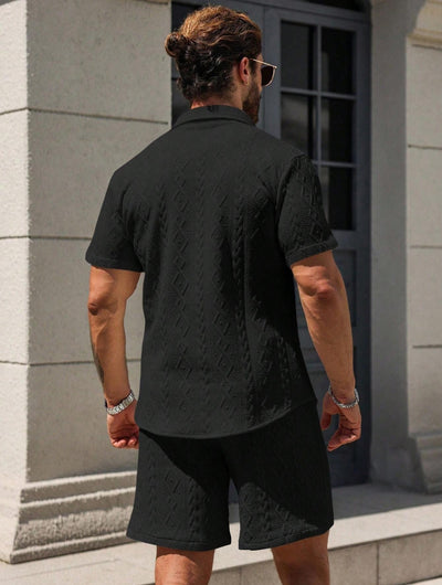 Camisa Casual Suelta de Manga Corta para Hombre - Image 14