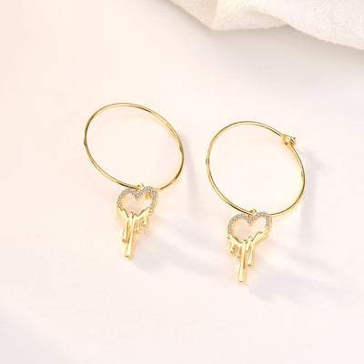 Aretes de Plata Esterlina con Diseño de Llave - Image 10