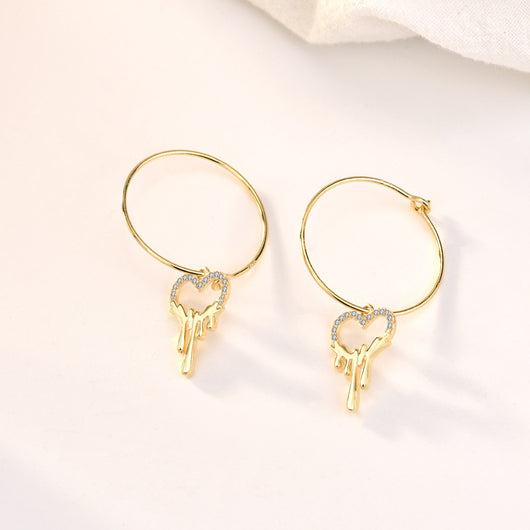 Aretes de Plata Esterlina con Diseño de Llave - Image 10