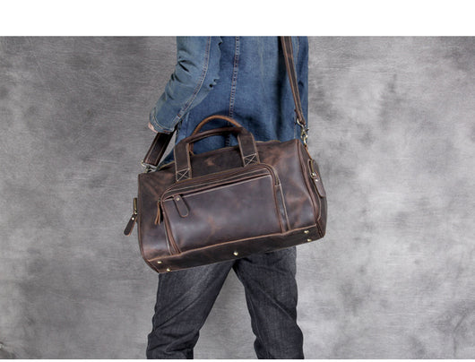 Bolso de Viaje en Cuero Genuino Premium - Image 26