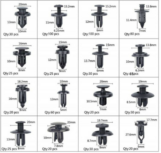 Hebilla de Sujeción Automotriz para Panel Interior y Parachoques - Image 7