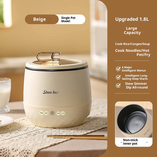 Olla Eléctrica Multifuncional 18L - Cocina Rápida para 1-2 Personas - Image 5