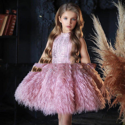 Vestido Pluma para Fotografía de Exámenes de Piano de Nivel Profesional - Image 10