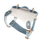 Breast strap grey blue