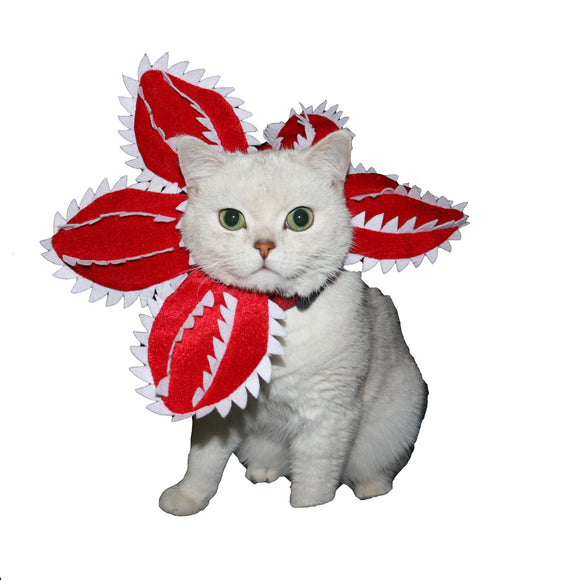 Diadema Floral Divertida para Gatos - Accesorio Cómico