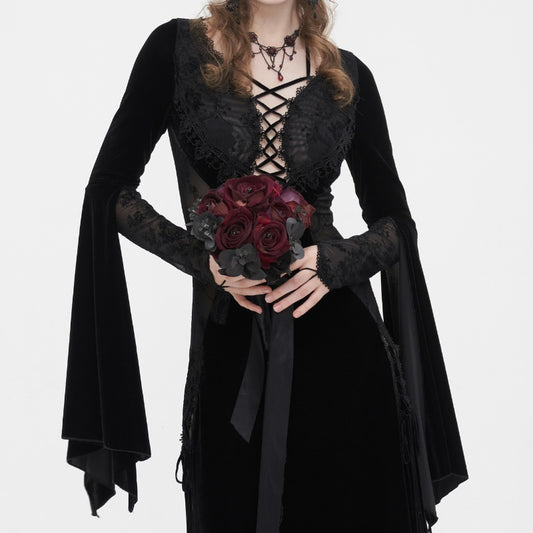 Vestido Halter Halloween para Mujer con Abertura Lateral - Image 2