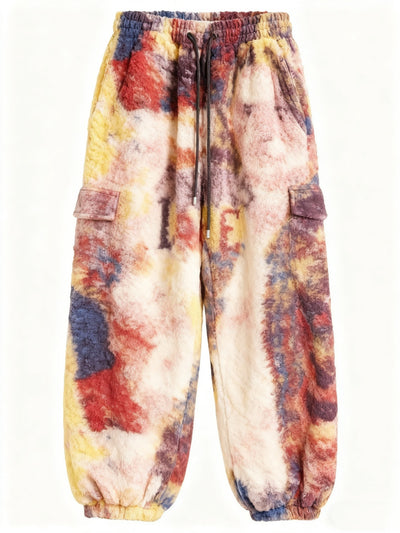 Pantalones Casuales Rectos Estampados Estilo Retro para Hombre - Image 4