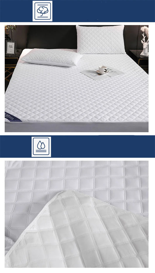 Protector de Colchón Acolchado Impermeable Ajustable Antideslizante - Image 12