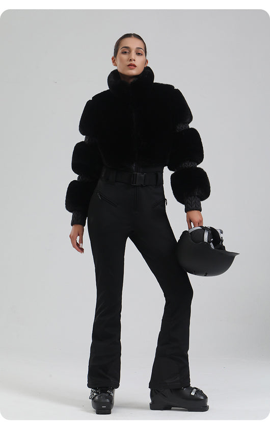Traje de Esquí Integral para Mujer Térmico Impermeable - Image 13