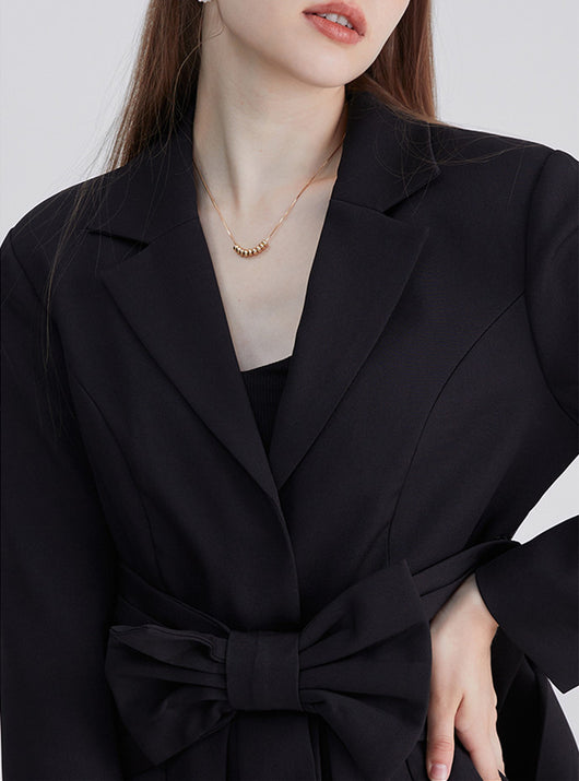 Vestido Negro Elegante Niña con Lazo Francés - Estilo Sofisticado - Image 11