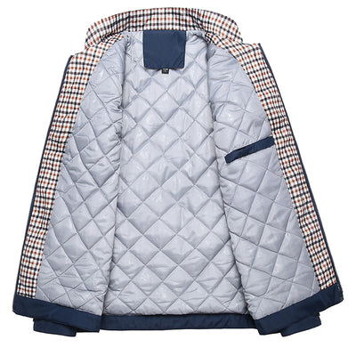 Chaqueta Business Casual de Cuello Alto Abrigo Grueso Invierno - Image 5