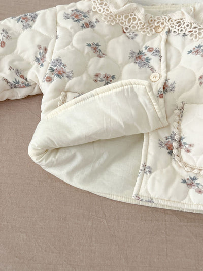 Traje de Bebé Niña Estilo Coreano Invierno con Encaje y Bolsillos - Conjunto Dos Piezas - Image 9