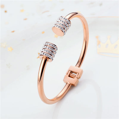 Pulsera Cilíndrica de Arcilla Artesanal - Image 2