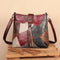Bolso Mensajero de Cuero con Flecos - Estilo Bucket Soft