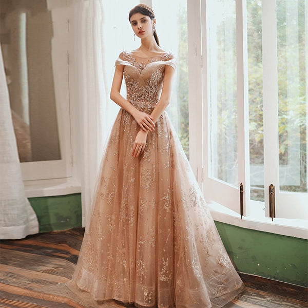 Vestido de Noche Elegante para Novia de Alta Costura
