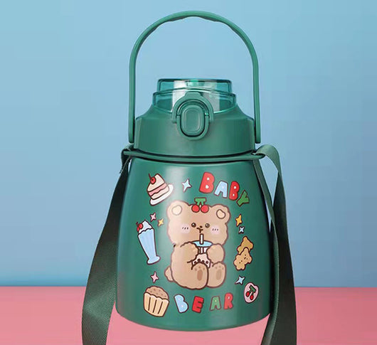 Vaso Infantil de Gran Capacidad con Pajita de Acero Inoxidable - Image 13