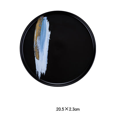 Plato Plano de Cerámica Nórdico Minimalista - Image 18