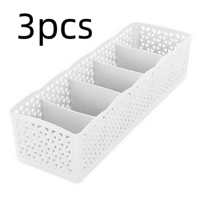 Organizador de Plástico Apilable 5 Compartimentos para Ropa Interior y Calcetines - Image 29
