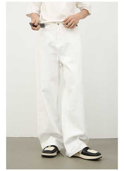Jeans Retro Holgados con Cintura Elástica Estilo Coreano para Hombre - Image 19