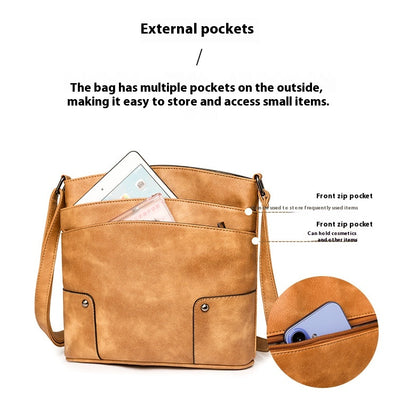 Bolso Bandolera Retro Multicapa PU - Diseño Minimalista de Alto Nivel - Image 35
