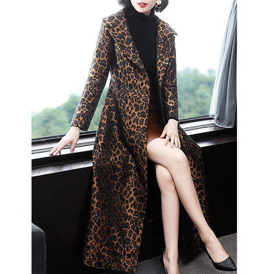 Chaqueta Larga Leopardo para Mujer - Estilo Sofisticado - Image 10