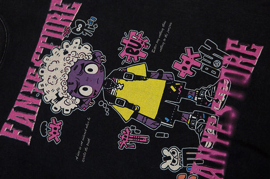 Playera Estampada Anime Efecto Desgastado para Hombre - Image 16