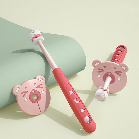 Cepillo de Dientes Infantil con Cerdas Antibacterianas Nano-suaves 360° - Image 2
