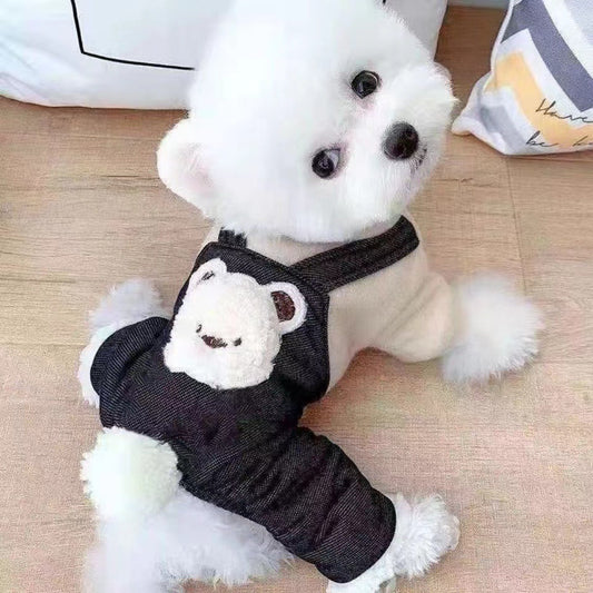 Abrigo Acolchado para Perros Pequeños con Forro Polar
